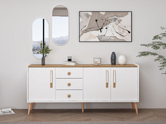 Μπουφές Λευκό 180x45x80cm | 506MNR1328