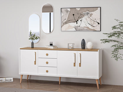 Μπουφές Λευκό 180x45x80cm | 506MNR1328