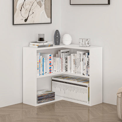 Βιβλιοθήκη Λευκό 60x60x60x20 εκ 506MNR1536