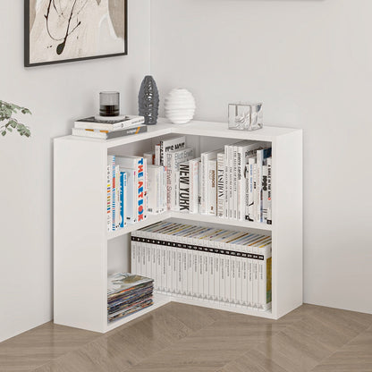 Βιβλιοθήκη Λευκό 60x60x60x20 εκ 506MNR1536