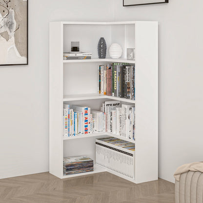 Βιβλιοθήκη Λευκό 60x60x118x20 εκ 506MNR1540