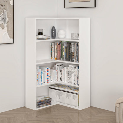 Βιβλιοθήκη Λευκό 60x60x118x20 εκ 506MNR1540
