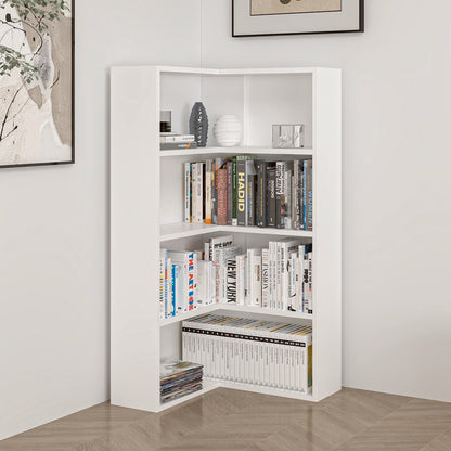 Βιβλιοθήκη Λευκό 60x60x118x20 εκ 506MNR1540