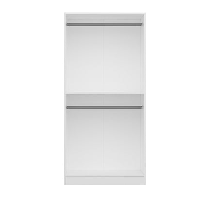 Ντουλάπα 90x210x52 εκ Λευκό 506MNR2179