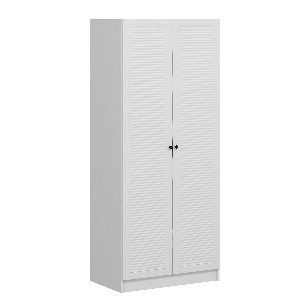 Ντουλάπα 90x210x52 εκ Λευκό 506MNR2182