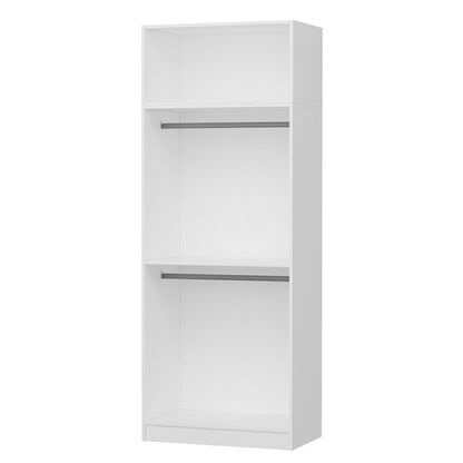 Ντουλάπα 90x235x52 εκ Λευκό 506MNR2219