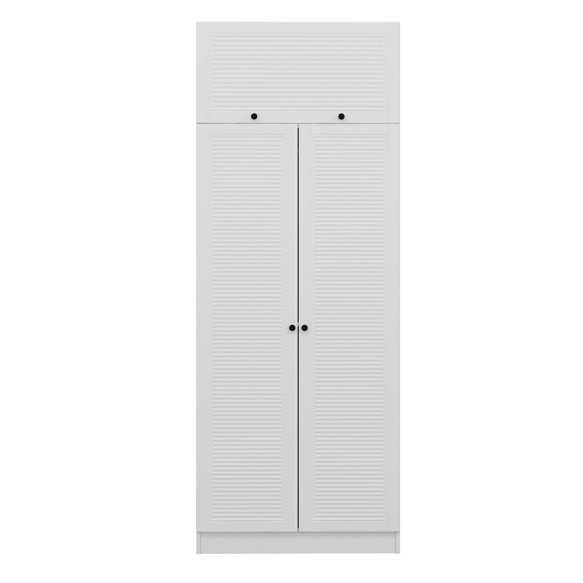 Ντουλάπα 90x210x52 εκ Λευκό 506MNR2242