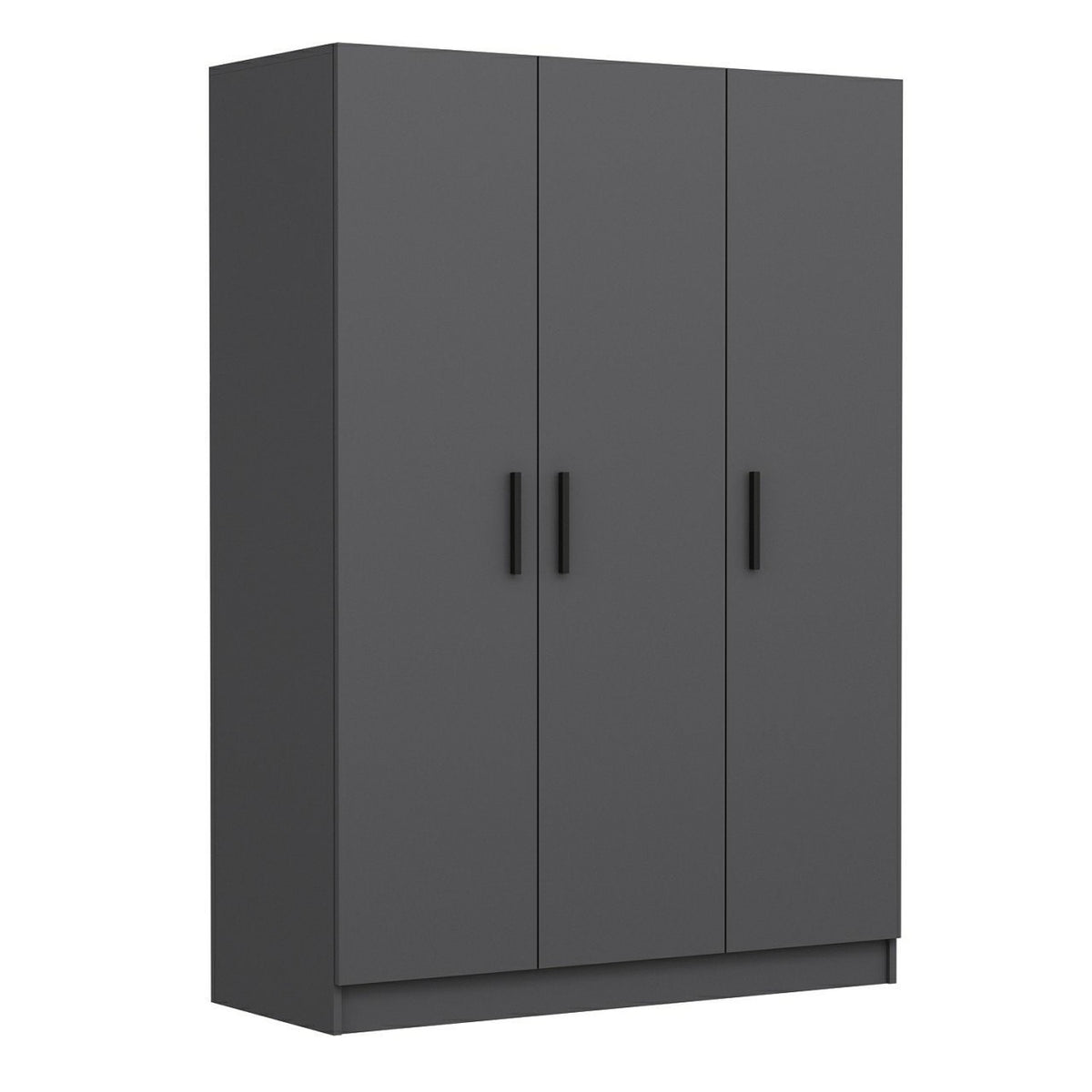 Ντουλάπα 135x210x52 εκ Ανθρακί 506MNR2266