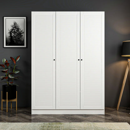 Ντουλάπα 135x210x52 εκ Λευκό 506MNR2291
