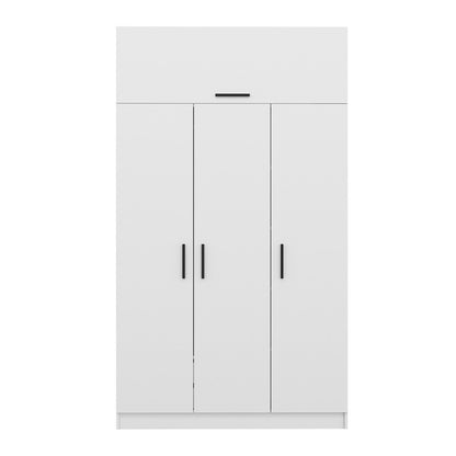 Ντουλάπα 135x235x52 εκ Λευκό 506MNR2401