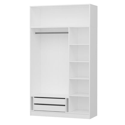 Ντουλάπα 135x255x52 εκ Λευκό 506MNR2402