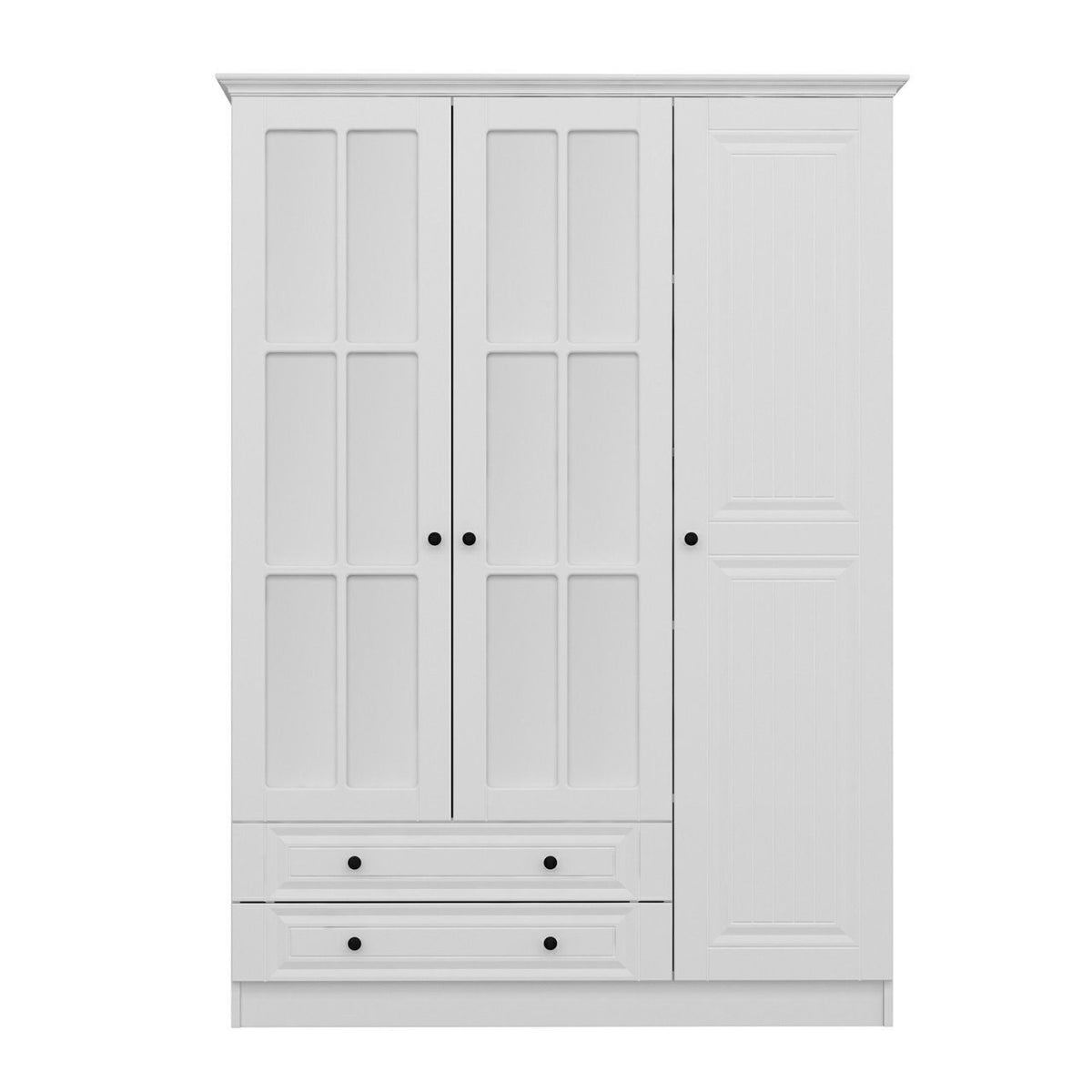 Ντουλάπα 135x190x52 εκ Λευκό 506MNR2405