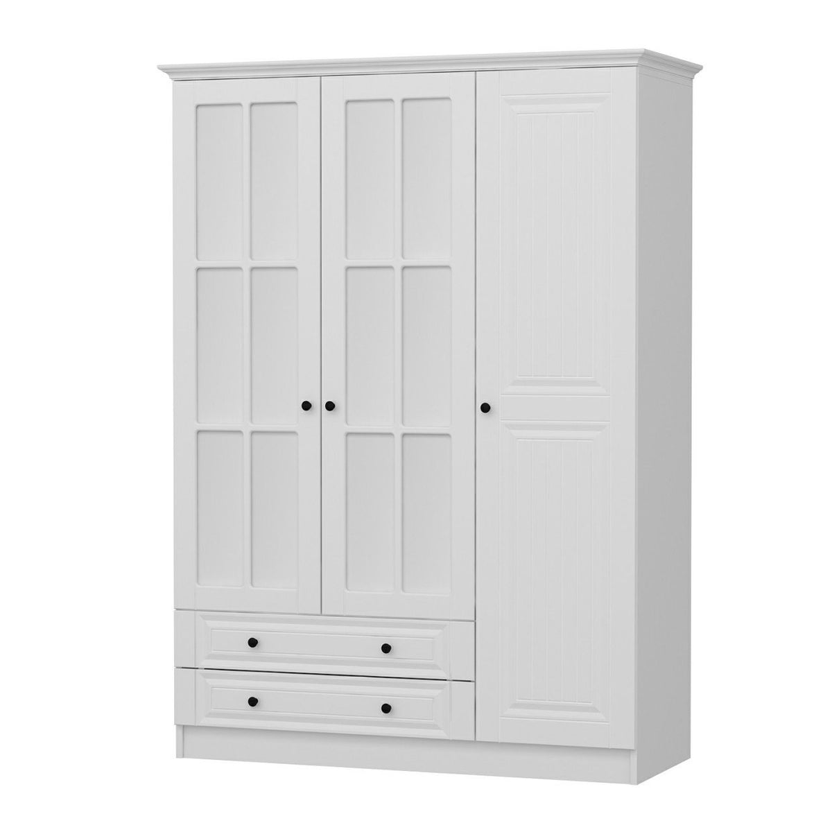 Ντουλάπα 135x210x52 εκ Λευκό 506MNR2406