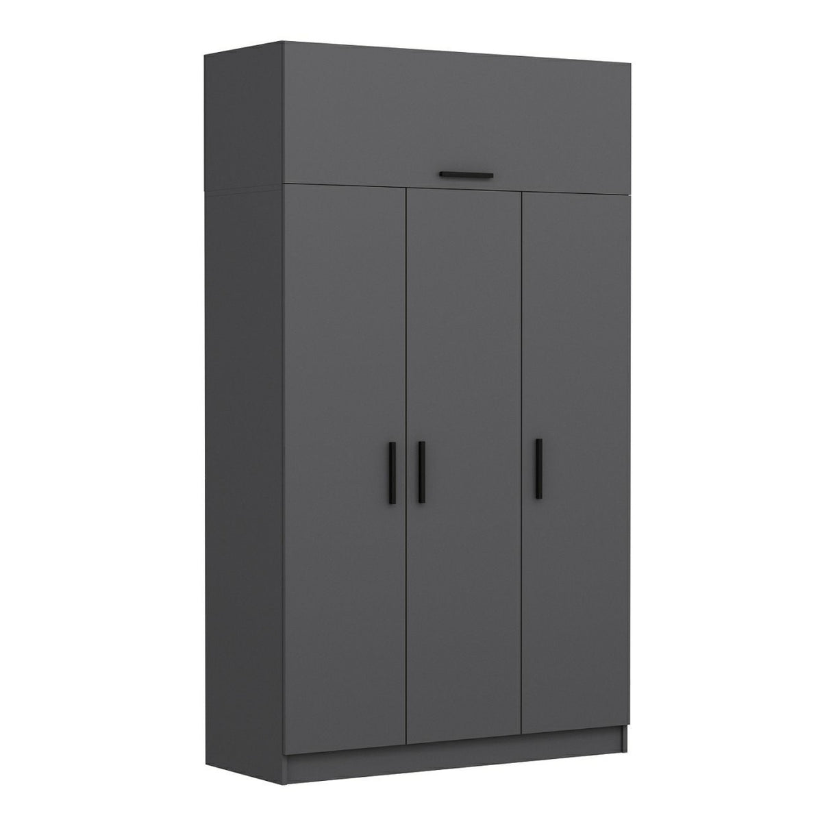 Ντουλάπα 135x235x52 εκ Ανθρακί 506MNR2413