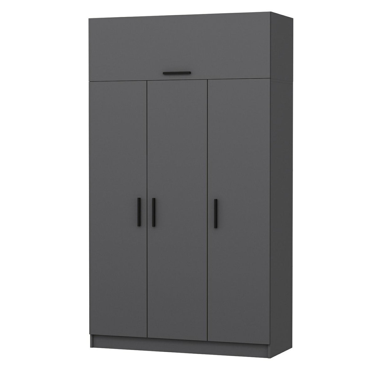 Ντουλάπα 135x235x52 εκ Ανθρακί 506MNR2413