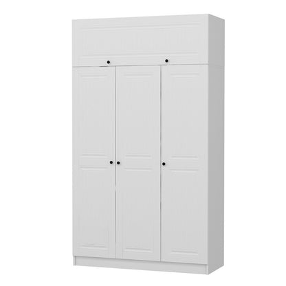 Ντουλάπα 135x255x52 εκ Λευκό 506MNR2420