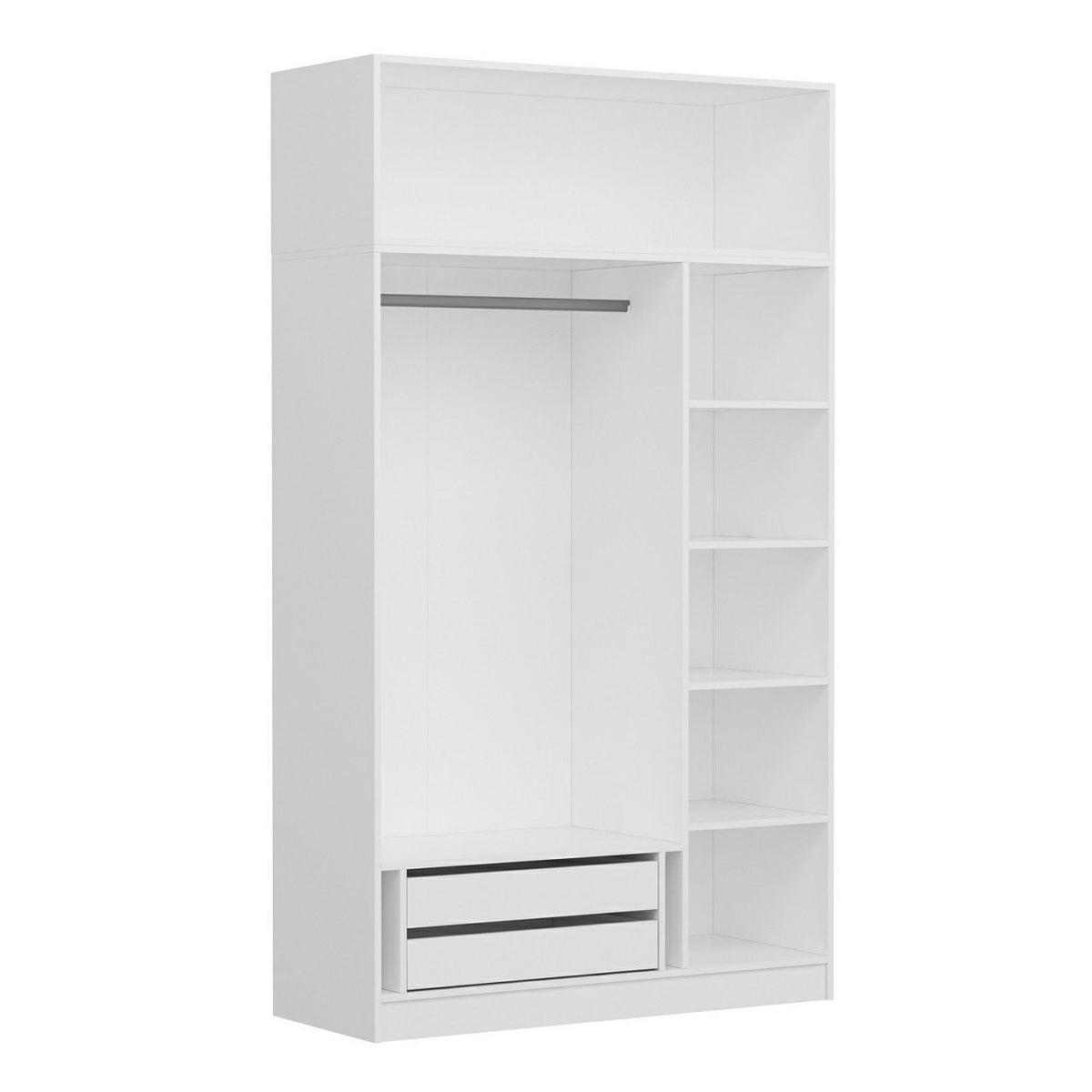 Ντουλάπα 135x255x52 εκ Λευκό 506MNR2420