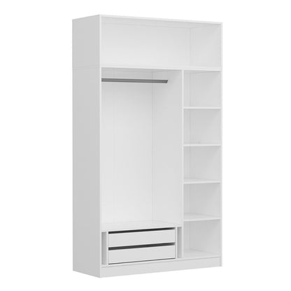 Ντουλάπα 135x255x52 εκ Λευκό 506MNR2420