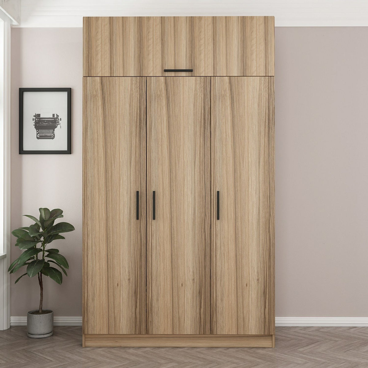 Ντουλάπα 135x235x52 εκ Dore 506MNR2421