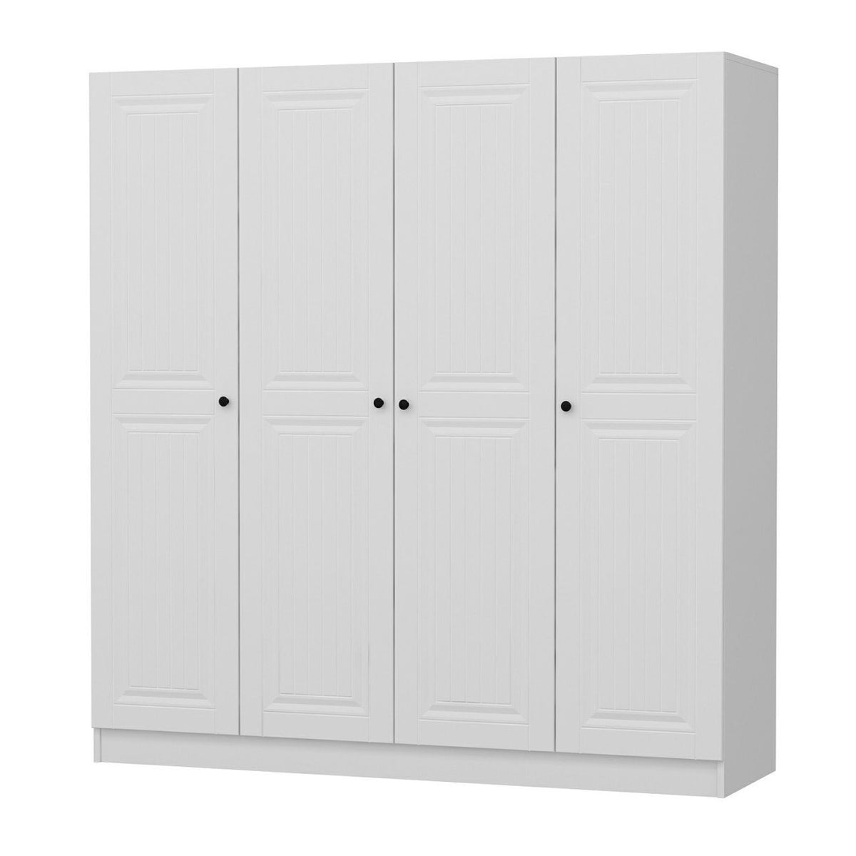 Ντουλάπα 180x190x52 εκ Λευκό 506MNR2454
