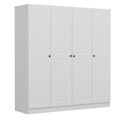 Ντουλάπα 180x210x52 εκ Λευκό 506MNR2455