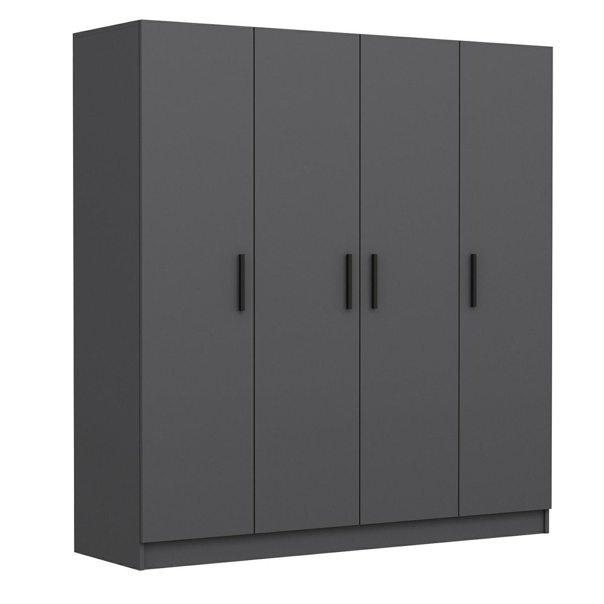 Ντουλάπα 180x210x52 εκ Ανθρακί 506MNR2463