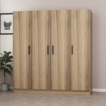 Ντουλάπα 180x190x52 εκ Dore 506MNR2485