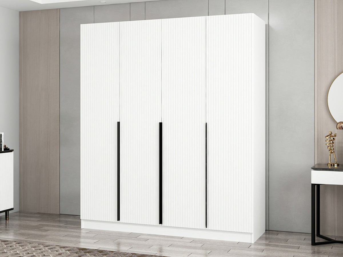 Ντουλάπα 180x210x52 εκ Λευκό 506MNR2492