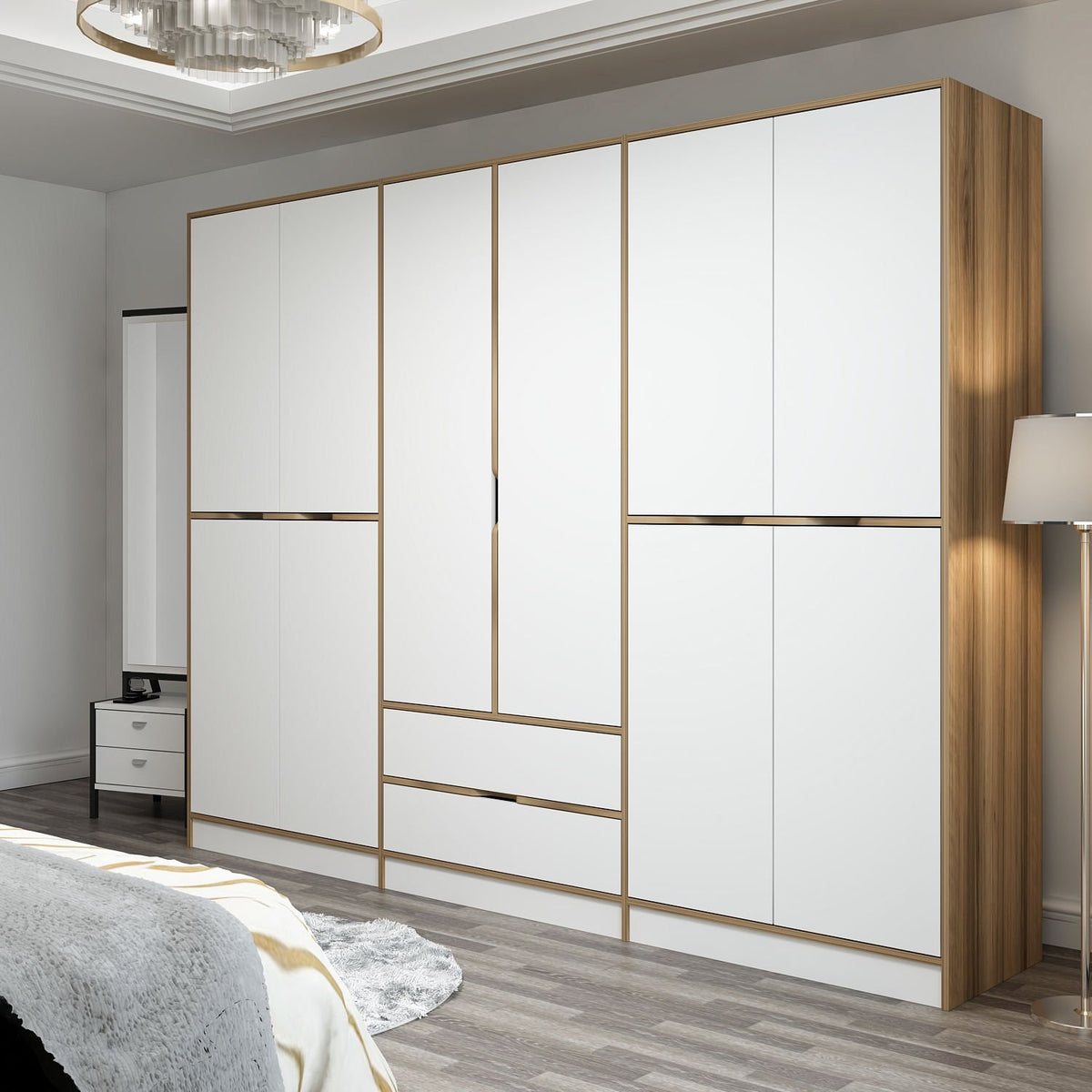Ντουλάπα 277x208x52 εκ Dore 506MNR2502