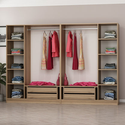 Ντουλάπα 270x190x52 εκ Dore 506MNR2513