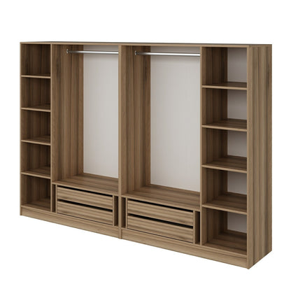 Ντουλάπα 270x190x52 εκ Dore 506MNR2513