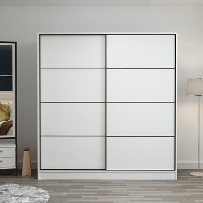 Ντουλάπα 180x190x52 εκ Λευκό 506MNR2515