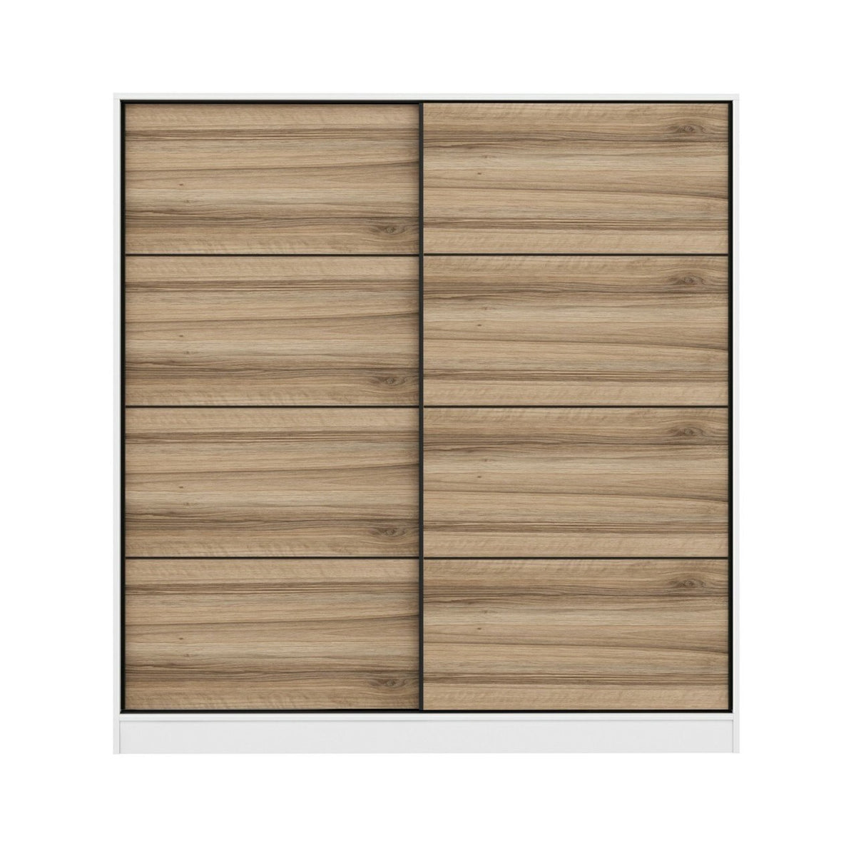 Ντουλάπα 180x190x52 εκ White Dore 506MNR2517