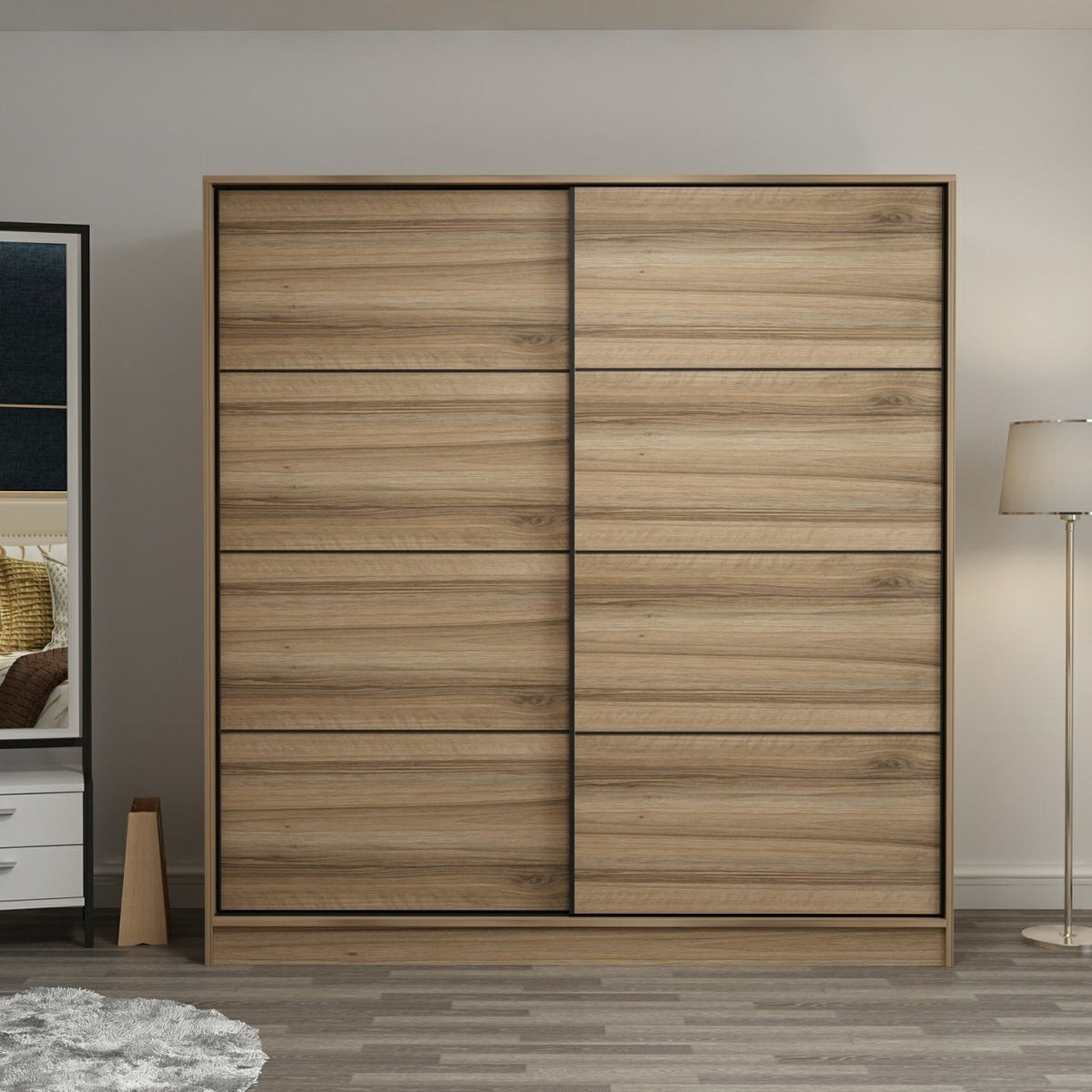 Ντουλάπα 180x210x60 εκ Dore 506MNR2532