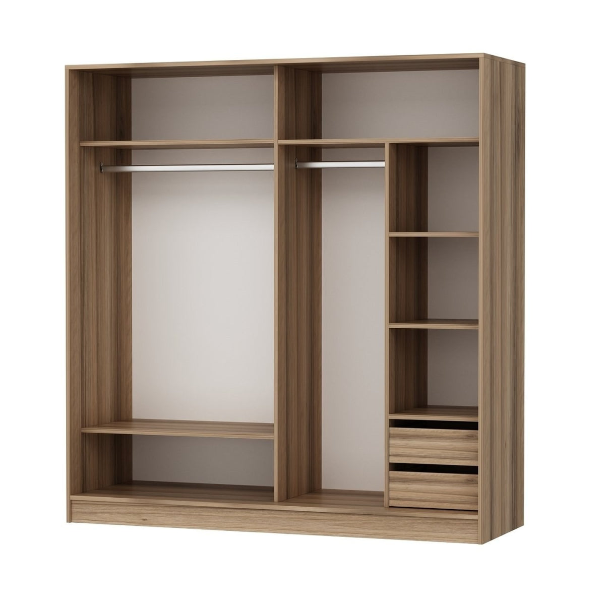 Ντουλάπα 220x210x60 εκ Dore 506MNR2557