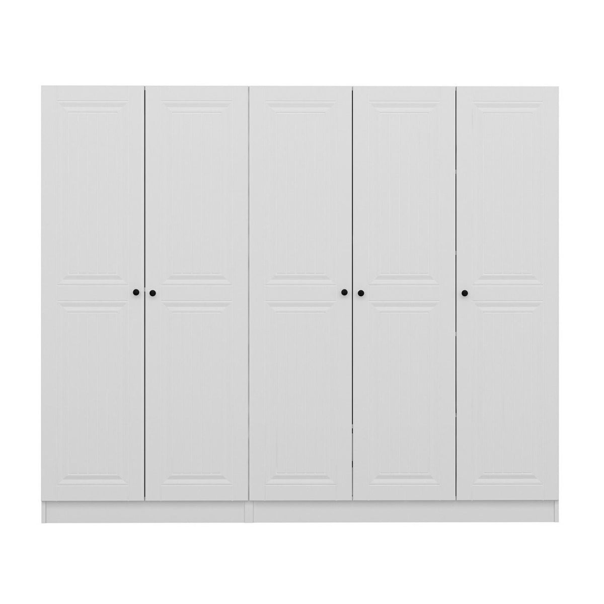 Ντουλάπα 225x190x52 εκ Λευκό 506MNR2573