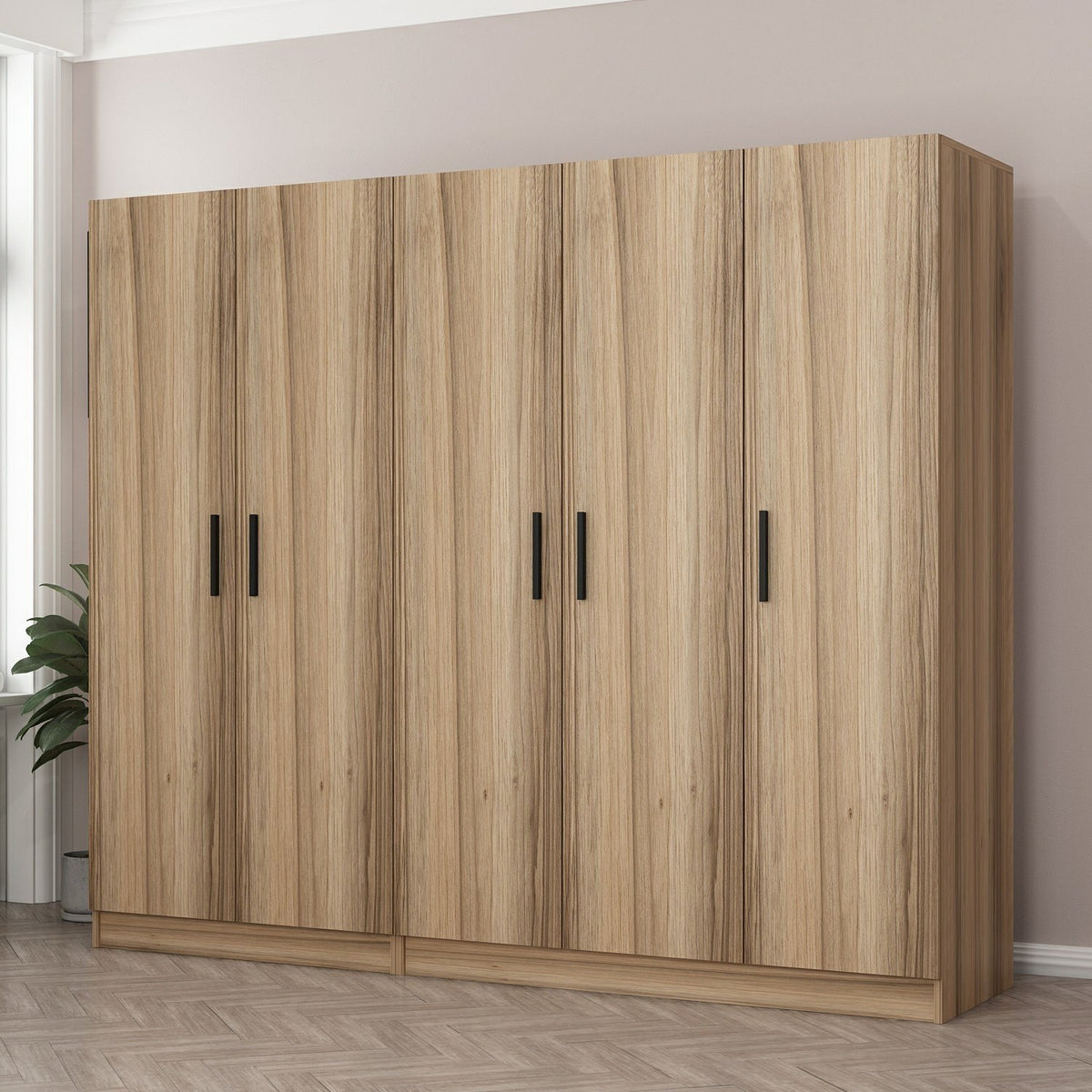 Ντουλάπα 225x210x52 εκ Dore 506MNR2597