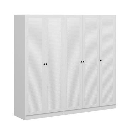 Ντουλάπα 225x210x52 εκ Λευκό 506MNR2610