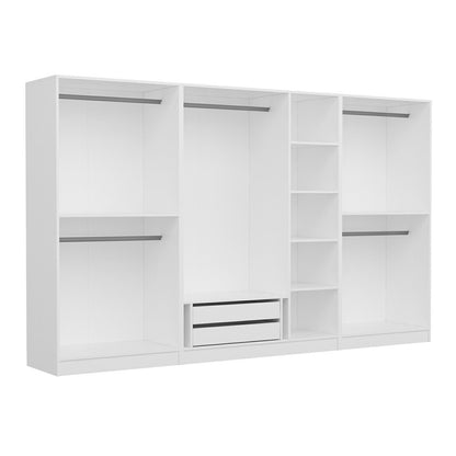 Ντουλάπα 315x190x52 εκ Λευκό 506MNR2613