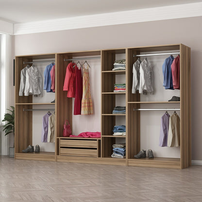 Ντουλάπα 315x190x52 εκ Dore 506MNR2619