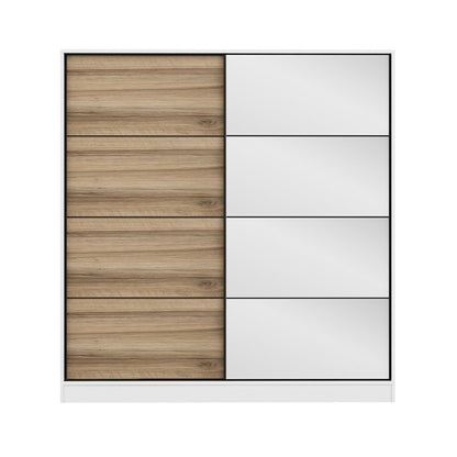 Ντουλάπα 180x210x52 εκ White Dore 506MNR2626