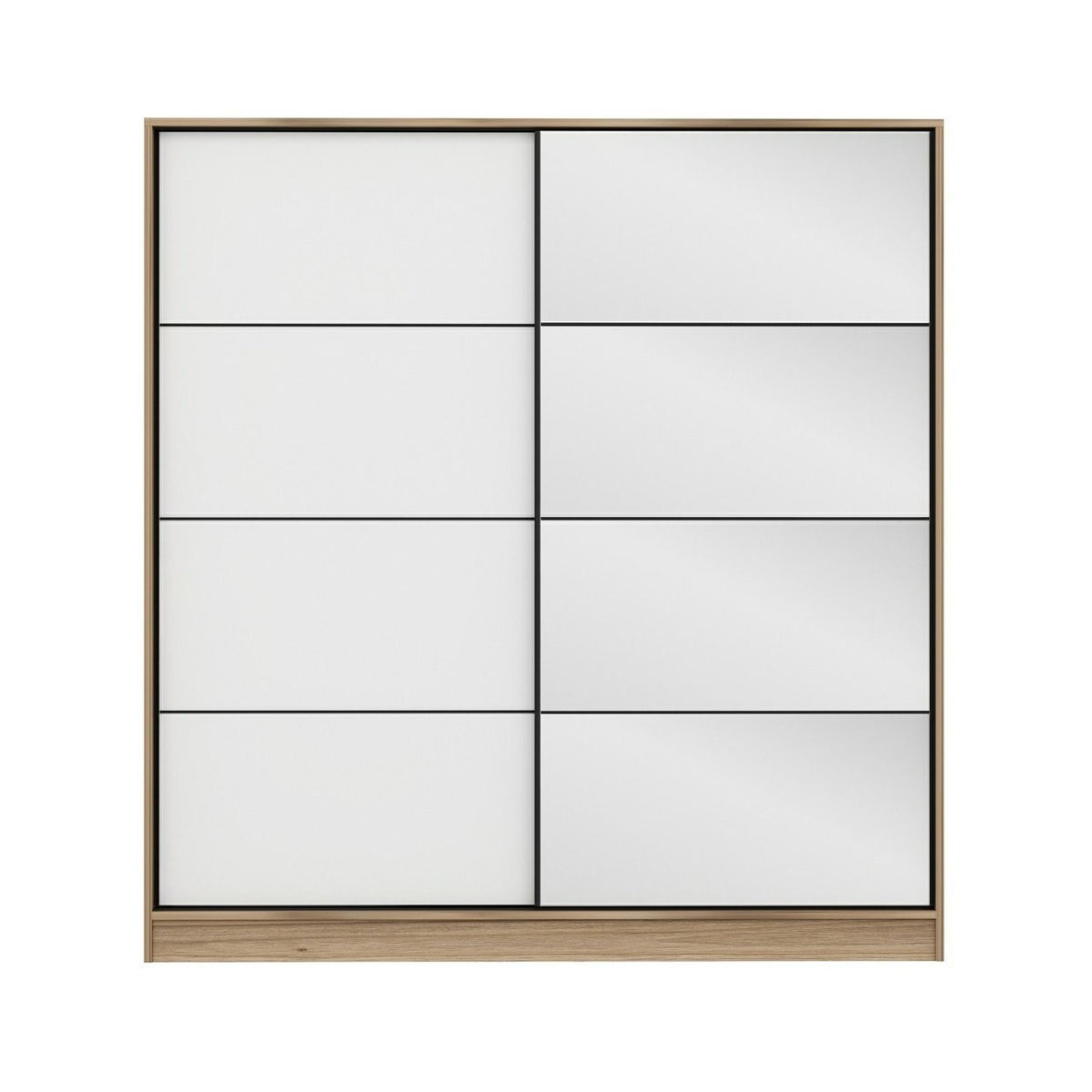 Ντουλάπα 180x210x52 εκ Dore White 506MNR2632