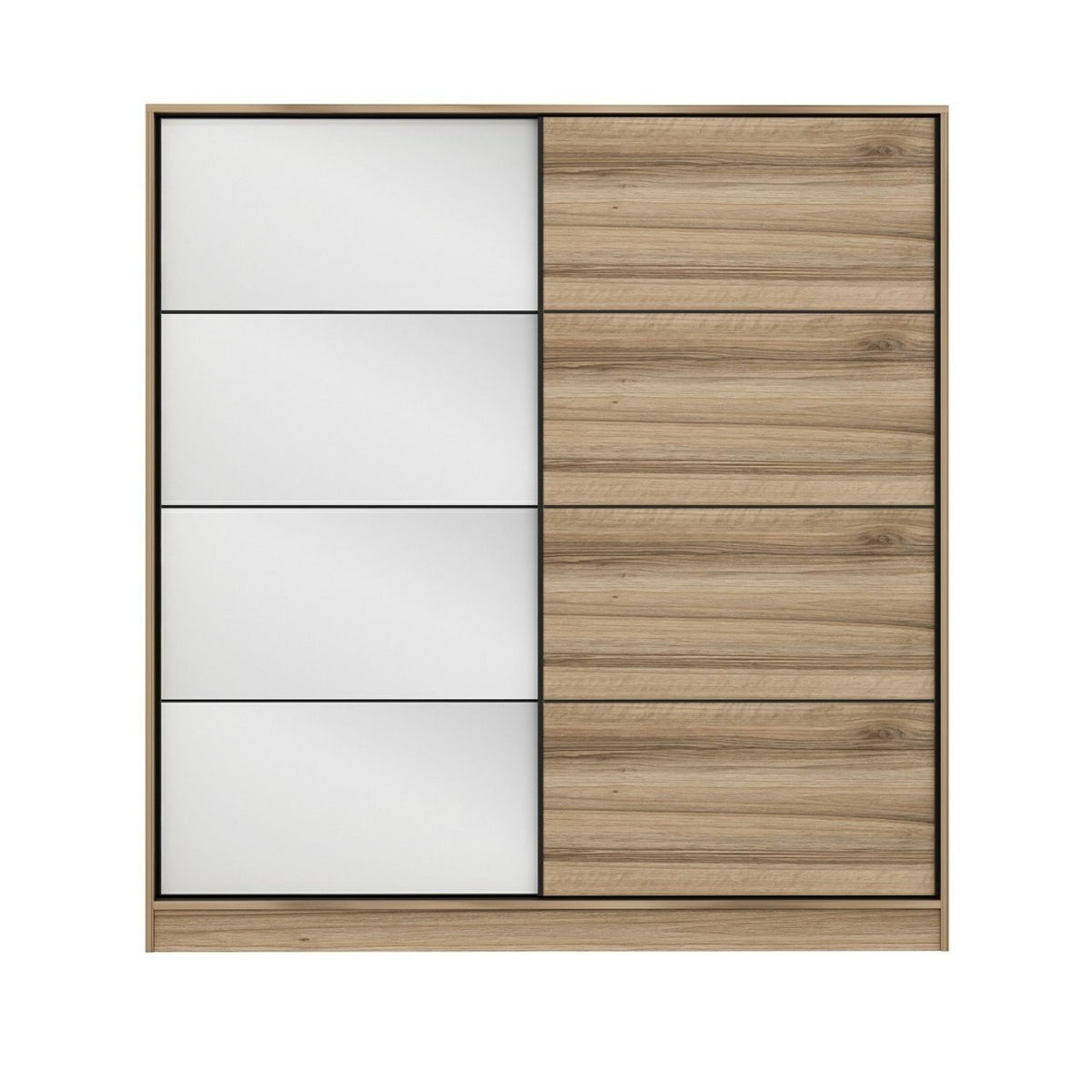 Ντουλάπα 180x190x60 εκ Dore 506MNR2633