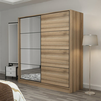 Ντουλάπα 220x210x52 εκ Dore 506MNR2643
