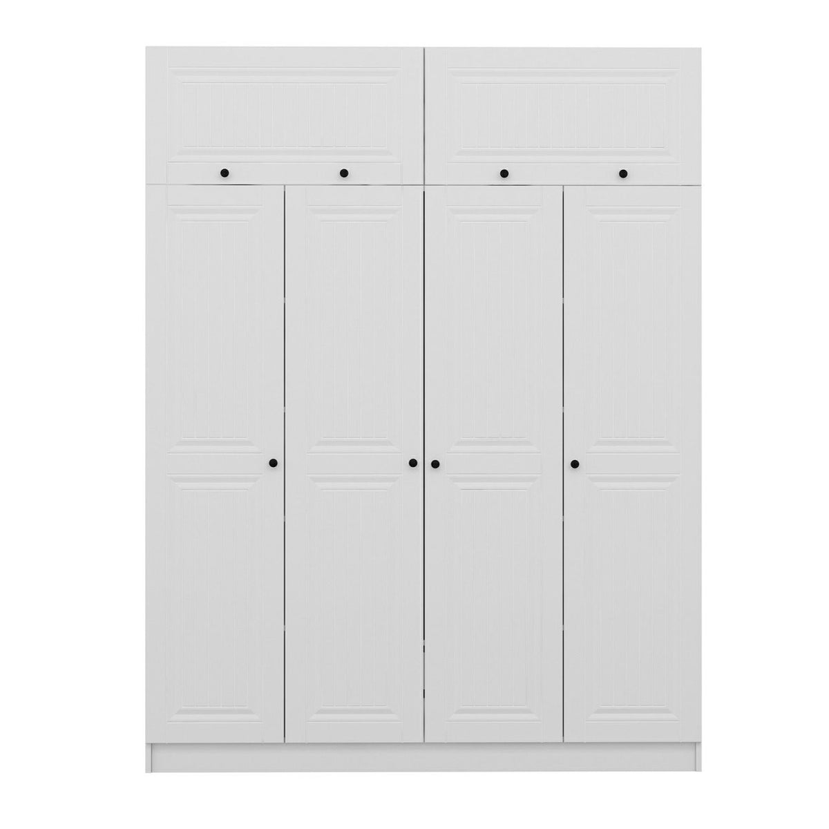 Ντουλάπα 180x235x52 εκ Λευκό 506MNR2673