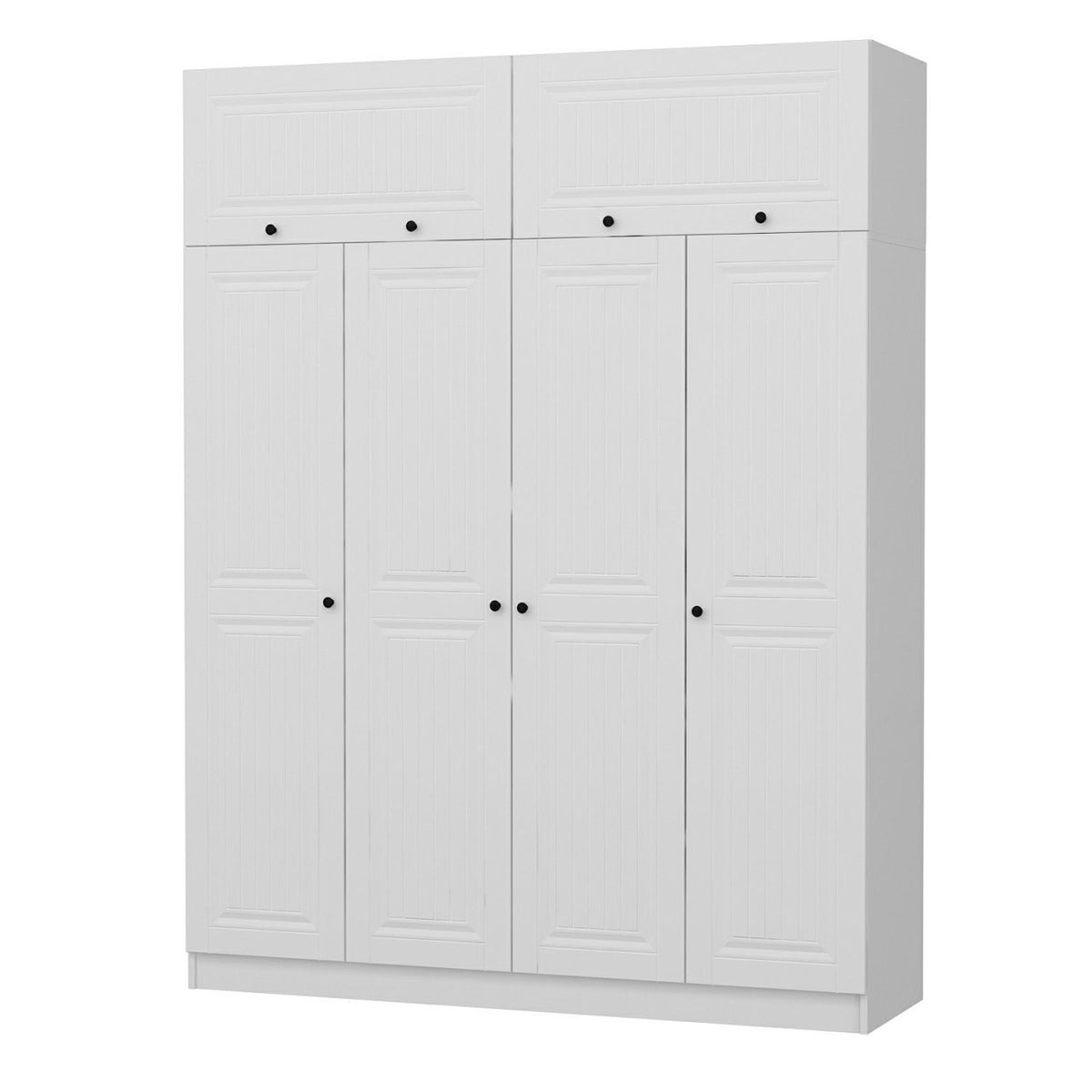 Ντουλάπα 180x235x52 εκ Λευκό 506MNR2673