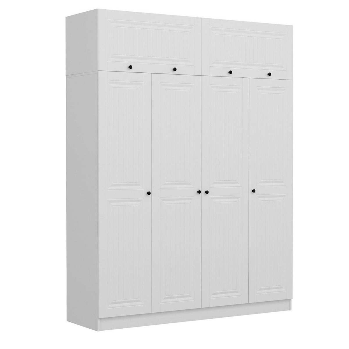 Ντουλάπα 180x255x52 εκ Λευκό 506MNR2674