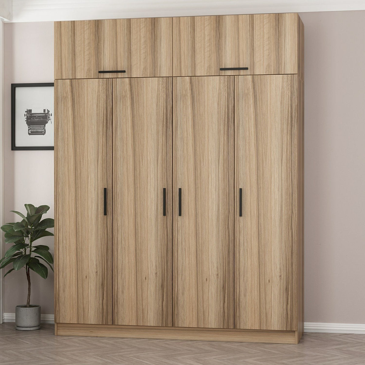 Ντουλάπα 180x255x52 εκ Dore 506MNR2676
