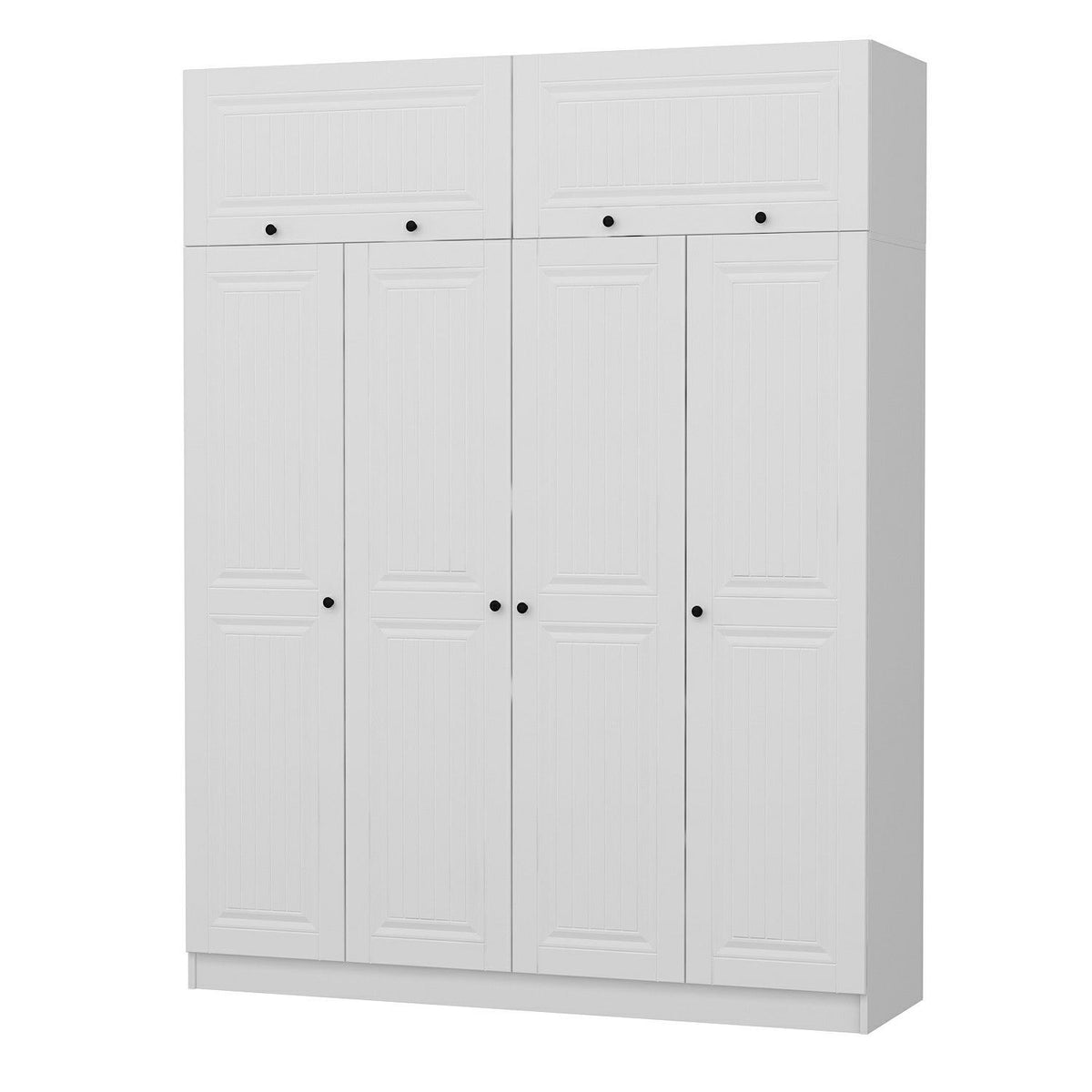 Ντουλάπα 180x190x52 εκ Λευκό 506MNR2679