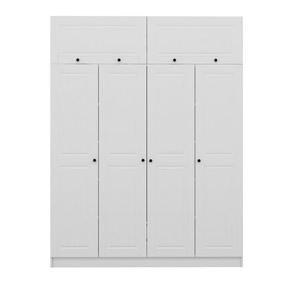 Ντουλάπα 180x210x52 εκ Λευκό 506MNR2680